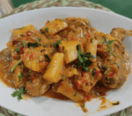 Como preparar un delicioso Guisado de pollo con Coco