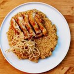 Pizza vegana con Hummus