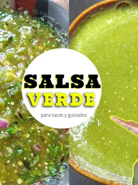 ¡Recetas increíblemente fáciles de SALSA VERDE Mexicana para transformar tus tacos y guisos!