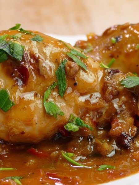 El pollo guisado de MI ABUELA ¡La receta del guiso con una salsa para mojar pan!