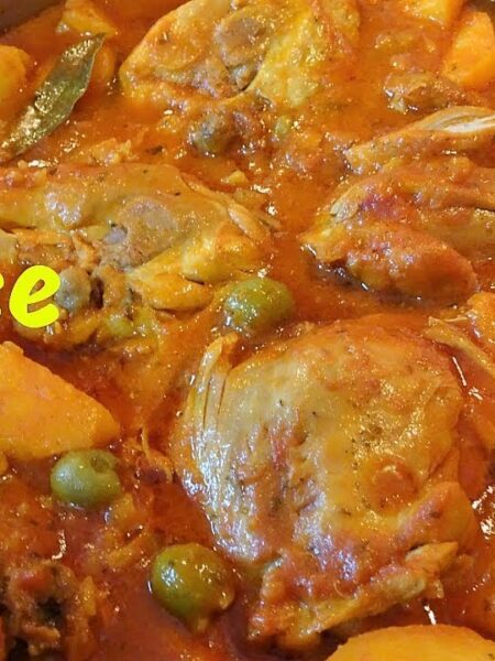 FRICASE DE POLLO El MEJOR DEL MUNDO (A mi estilo) #fricasedepollo #recetaconpollo #fricasedepollo