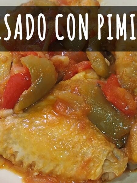 POLLO GUISADO CON PIMIENTOS - Lareiras.gal