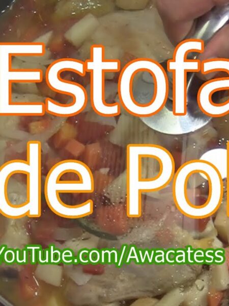 Estofado de Pollo Casero. Cocina Facil. Recetas Mexicanas Faciles y Economicas
