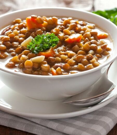 Preparando un delicioso Guisado de lentejas