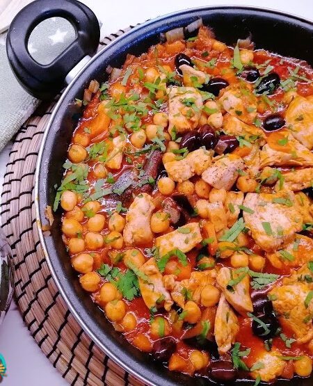 Guisados de Pollo: como preparar Guiso de Pollo con Garbanzos