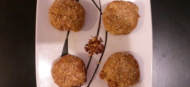 CROQUETAS GALÁCTICAS DE BATATA, HINOJO Y TOFU