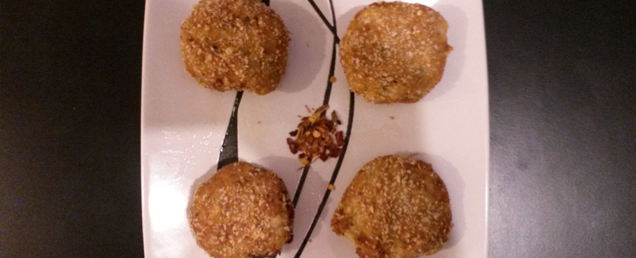 CROQUETAS GALÁCTICAS DE BATATA, HINOJO Y TOFU