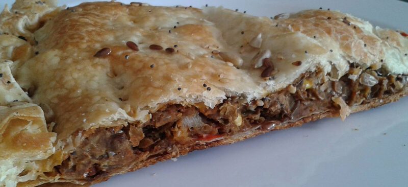 Tarta criolla vegana