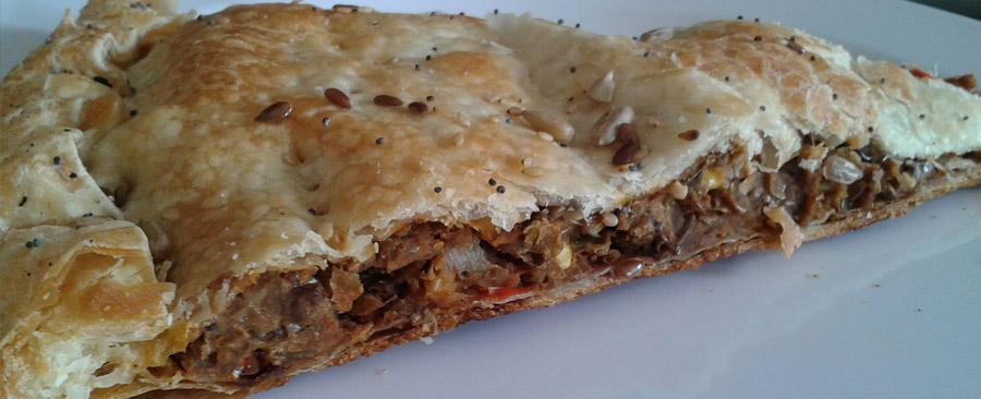 Tarta criolla vegana