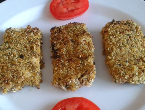 Milanesas veganas de Tofu