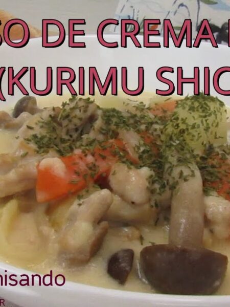 GUISO DE CREMA BLANCA (kurimu shichu)/ Japanese cream stew with chicken