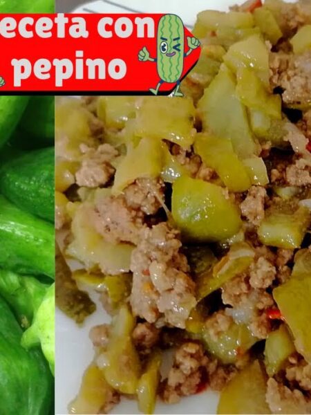 Como hacer pepinos de guiso ( caigas ) con carne molida Recetas de cocina fácil y rápido