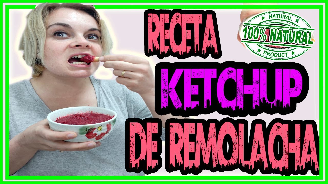 como hacer KETCHUP fácil de REMOLACHA - Receta Ketchup VEGANO de Remolacha