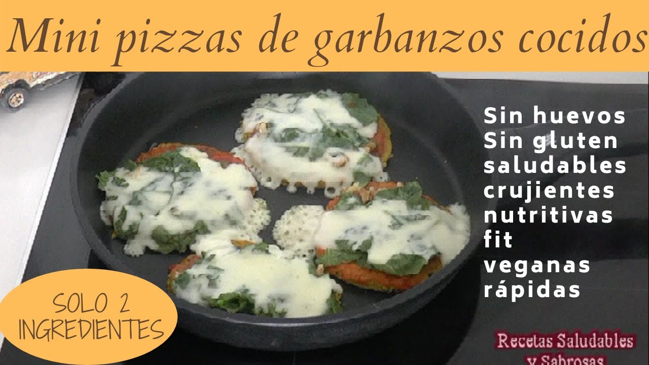 PIZZA DE GARBANZOS MUY FÁCIL