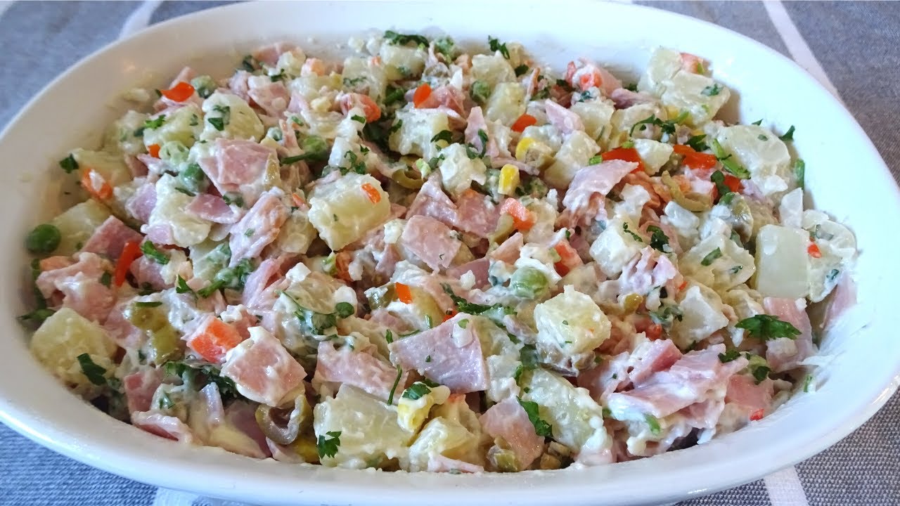 Ensalada Fría de Papa con Todo/Ensalada de Papa Riquisima. Mis Recetas Deliciosas #ensaladadepapa
