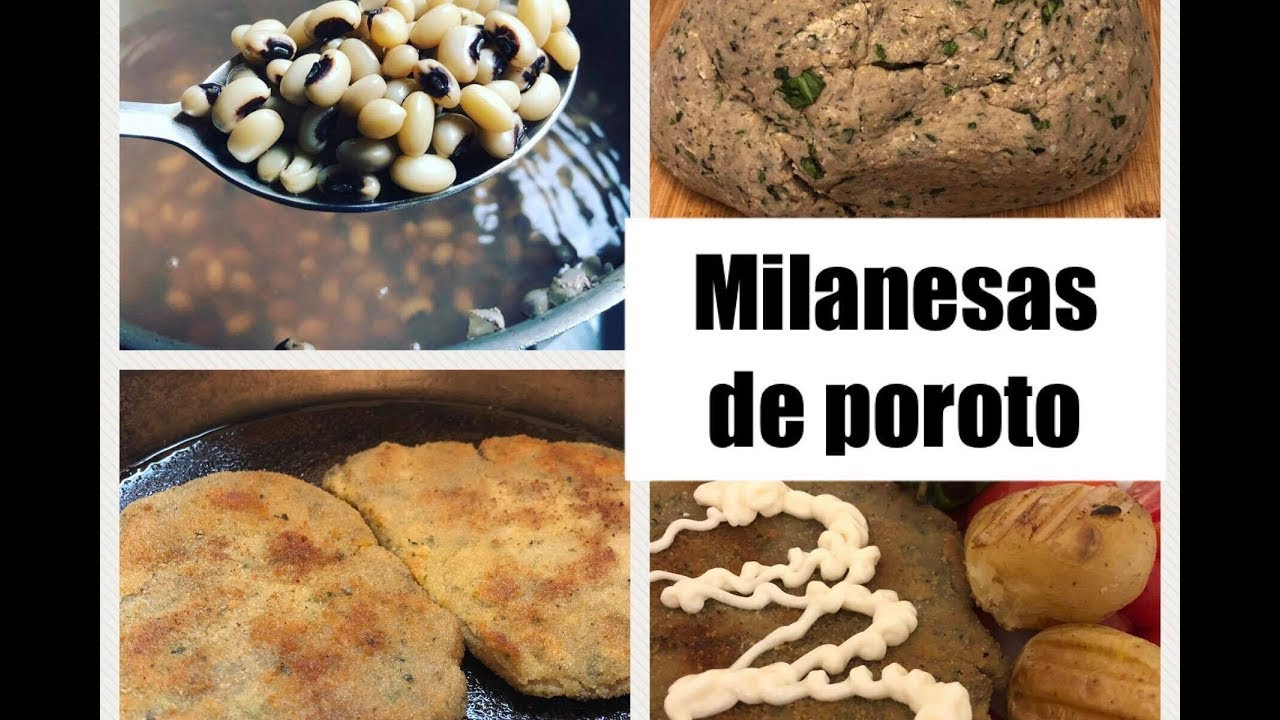 Milanesas de porotos tape o cualquier otra legumbre 6 Milanesas de porotos tape o cualquier otra legumbre