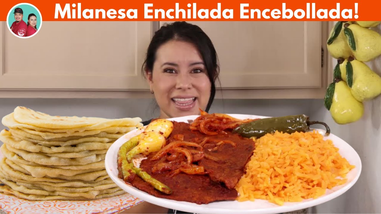 Milanesa de Res Enchilada Encebollada **WOOW TE SORPRENDERA **