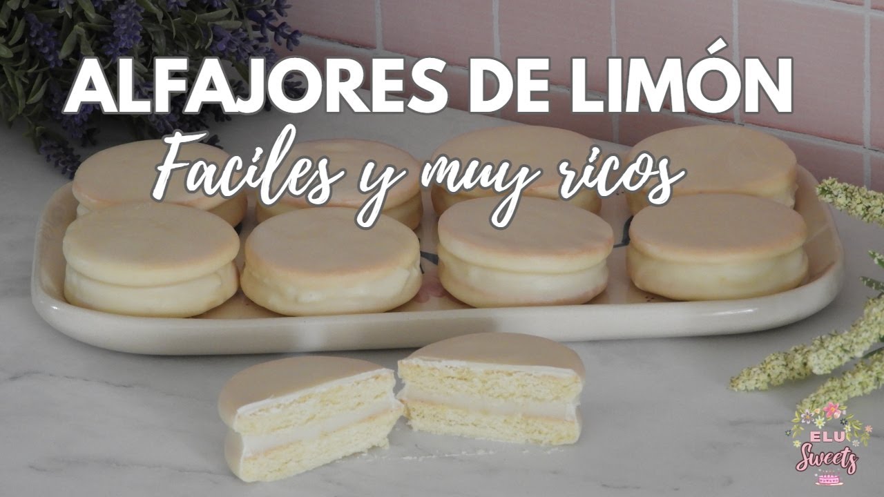 ALFAJORES DE LIMÓN | FÁCILES Y RIQUÍSIMOS | SERIE ALFAJORES #6 | Elu Sweets