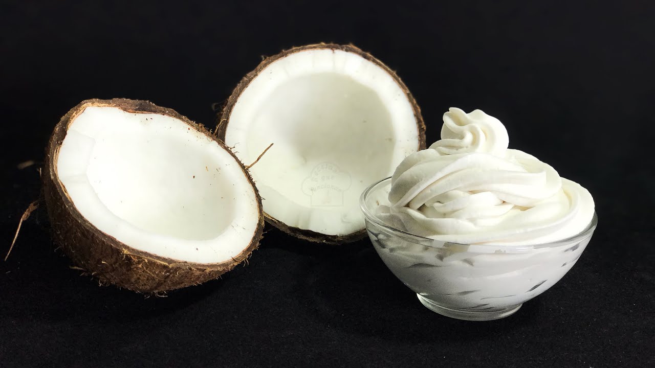 Increible Frosting de Coco (Nata vegana)