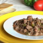 Lasagna vegana de berenjenas y muzzarella de maní