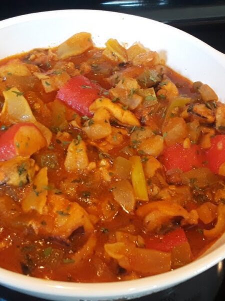 Cazuela de Mariscos Sencilla, Deliciosa. Mis Recetas Deliciosas #cazuelademariscos #recetademariscos