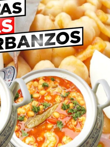 3 POTAJES de GARBANZOS TRADICIONALES, SENCILLAS y muy SANAS MEJORA TU SALUD con LEGUMBRES