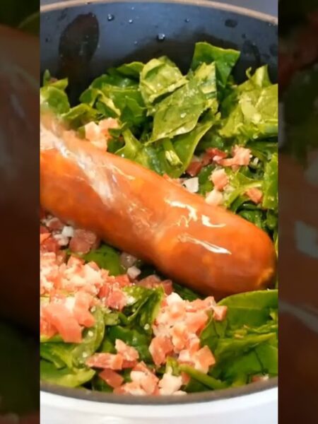 COCIDO de ESPINACAS en 1 MINUTO un POTAJE sano y fácil. # Shorts