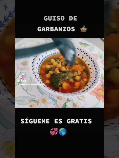 GUISO DE GARBANZOS - CHICKPEAS STEW POTAJE DE GARBANZOS #comida #recetadelaabuela #potaje #short