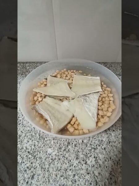 Primer paso para hacer un potaje de garbanzos