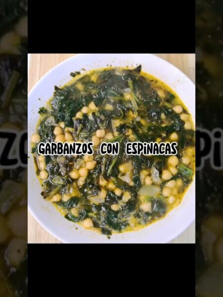 Garbanzos con espinacas #sorts