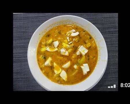 POTAJE DE GARBANZOS CON MERLUZA Y GAMBAS. RÁPIDO Y FÁCIL.