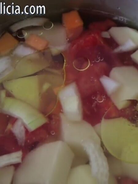 Potaje de calabaza - Receta cocina fácil