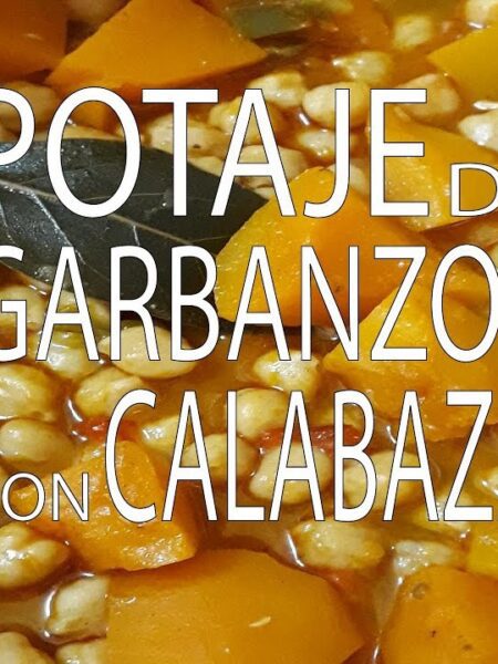 Potaje de Garbanzos con Calabaza Muy Fácil