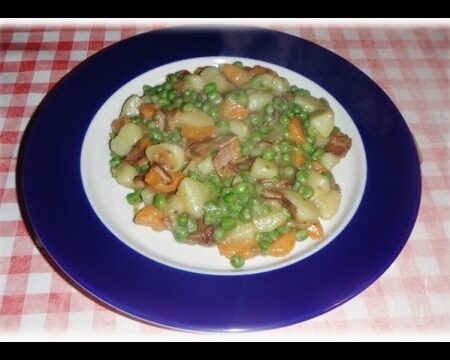 RECETA POTAJE DE VERDURAS CON TOCINO | RÁPIDO, FÁCIL Y BUENO