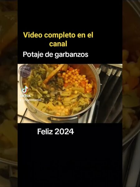 ¡¡¡ FELIZ AÑO NUEVO !!! - 1 DE ENERO Y PRESENTE - EL POTAJE CON GARBANZOS QUE TANTO NOS GUSTA