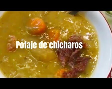 Potaje de Chícharos a lo Cubano / Cuban Split pea stew
