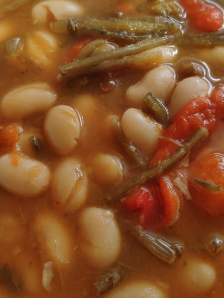 Potaje de judías con tagarninas#ollaexprés#GM