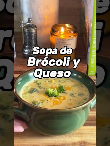 SOPA (COPYCAT) BROCOLI Y CHEDDAR #recetas
