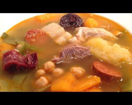 Berza de habichuelas verdes (potaje de judías verdes y calabaza al estilo malagueño)