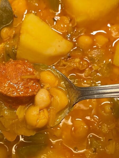 Cuban Chick peas stew | Potaje de Garbanzos / #Potajedegarbanzos #comidaCubana #recetaCubana