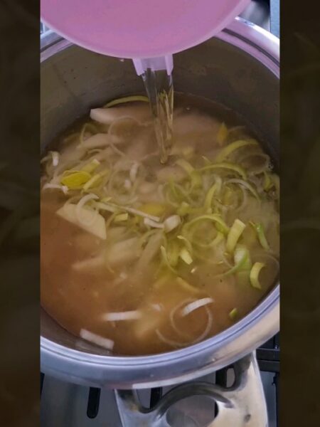 LA SOPA DE PORO Y PAPA DE MI MAMÁ #receta #sabroso #sopa