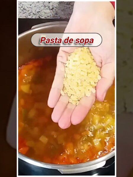Riquisima Sopa de Verduras en 1 Plis Plas #recetas #ricoysano
