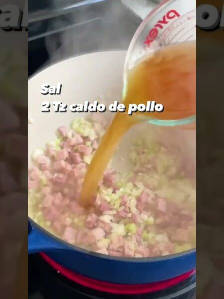 Sopa Crema de Papa y Jamón (receta fácil)