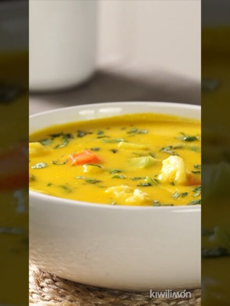 Dairy-Free Creamy Vegetable Soup | Step-by-step Recipe