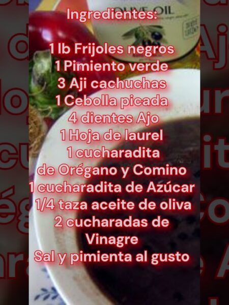 Potaje de Frijoles Cubanos. Why Potaje Beans is the Perfect Food