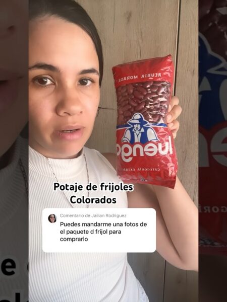 Potaje de Frijol Colorado: ¿Qué Tipo de Frijoles uso?