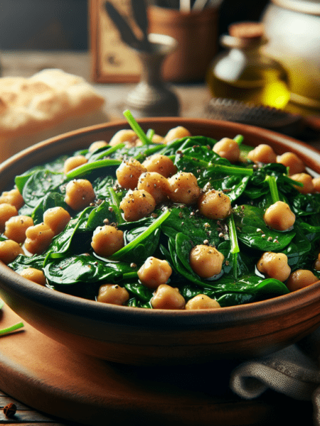 Delicioso Potaje de Espinacas y Garbanzos: una receta tradicional y saludable