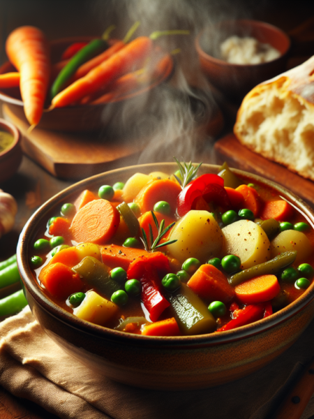 Estofado de verduras: Delicia vegetariana para el alma