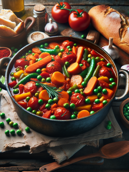 Guiso de vegetales a la italiana