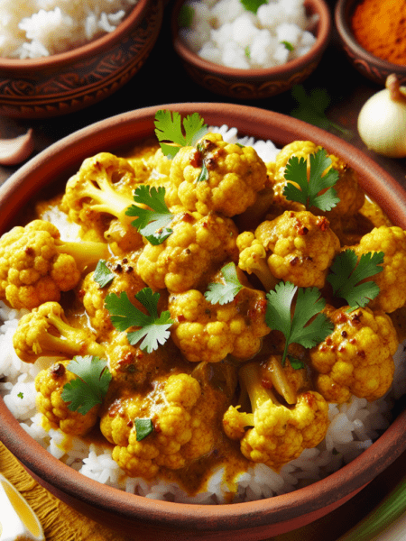 Coliflor al curry: un guiso exótico y saludable